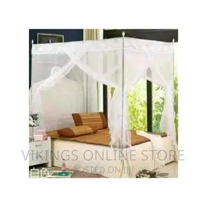 Mosquito Net With Stands – White