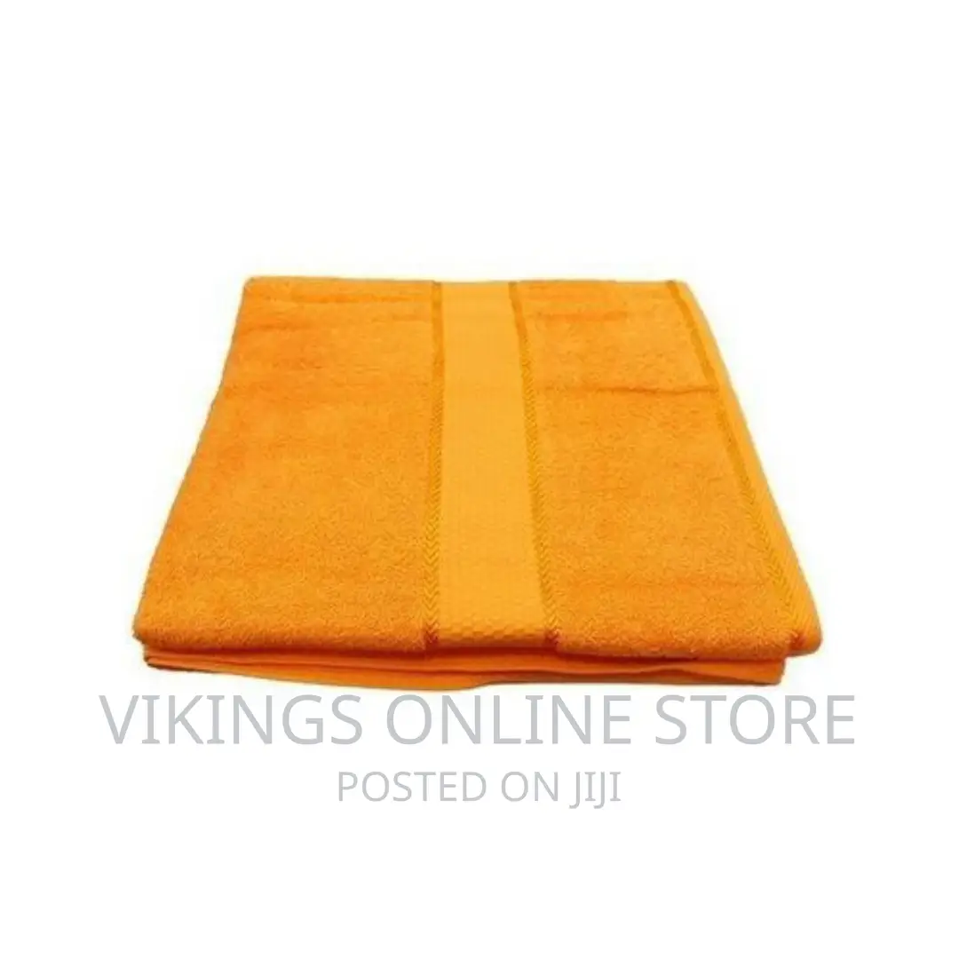 Extra Large Cotton Bath Towel – Orange