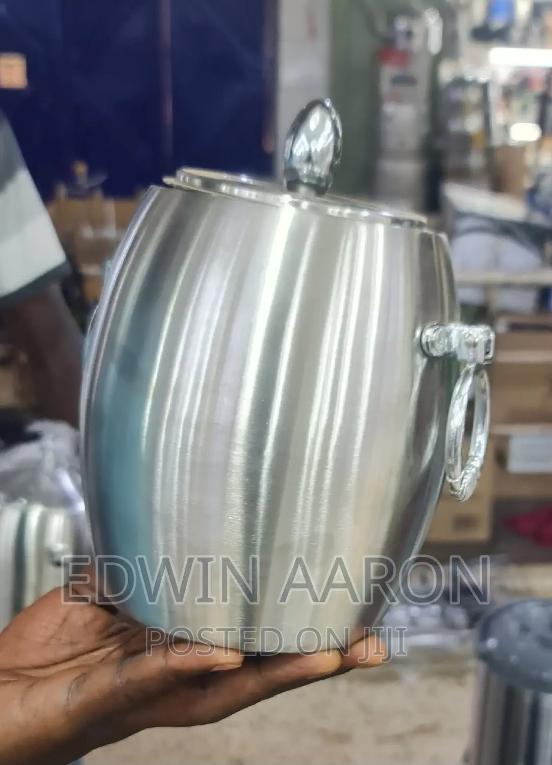 Small Stainless Steel Ice Bucket With Lid