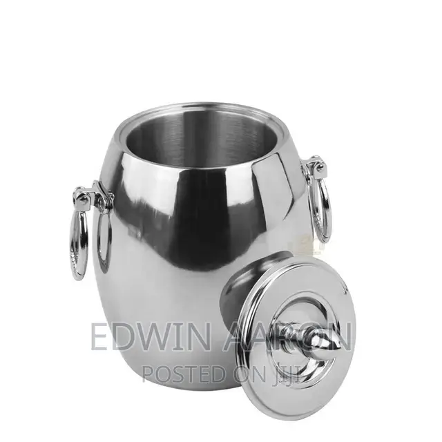 Small Stainless Steel Ice Bucket With Lid