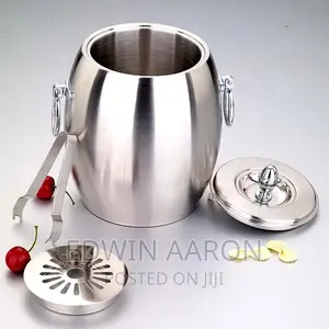 Small Stainless Steel Ice Bucket With Lid