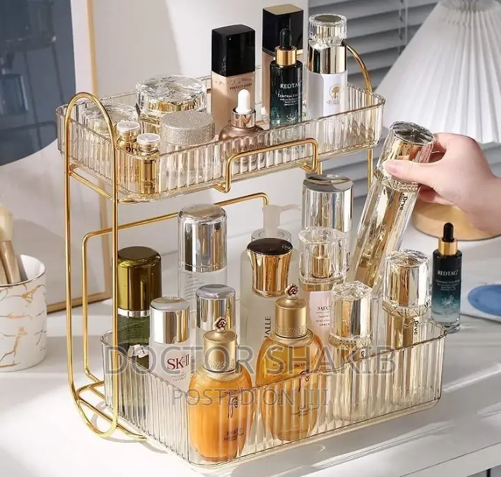 Transparent Perfume Makeup Organizer