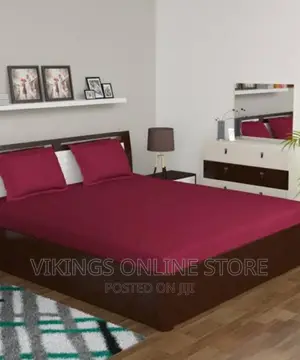 5*6 a Pair of Bedsheets With Two Pillowcases- Mulberry Pink