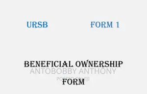 Beneficial Ownership Form Form 1