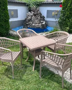 Plastic Strong Chairs and Table