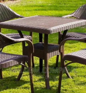 Plastic Chairs With a Table
