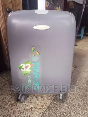 V. I.P French Traveling Suitcases.Large.( Gray)