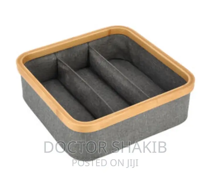 1pc Divided Organiser Tray With Clothes Storage Drawer