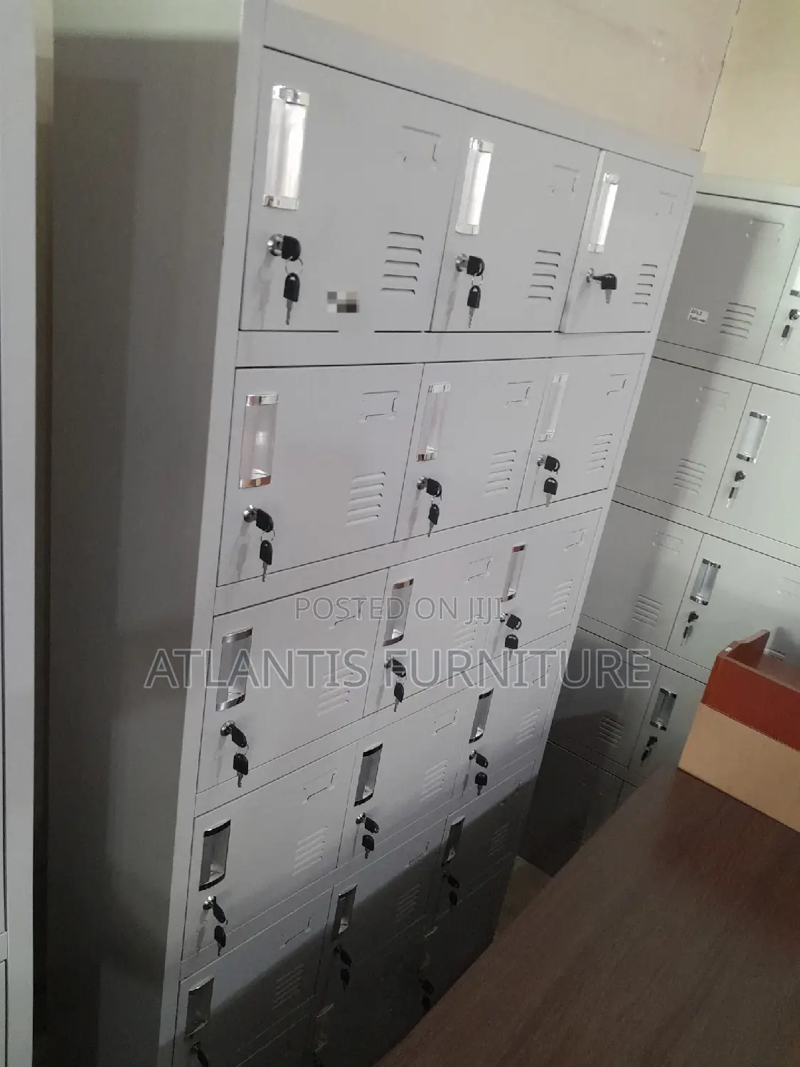 File Cabinets 18 Selves (Grey)