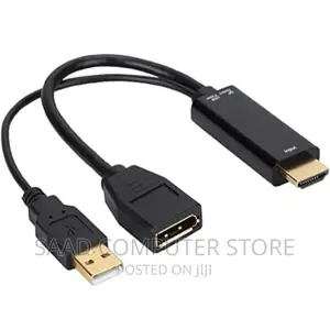 HDTV/M+Usb/M to Dp/F Cable