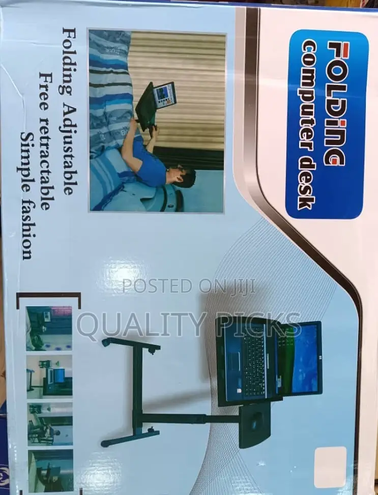 Folding Rotating Computer Table