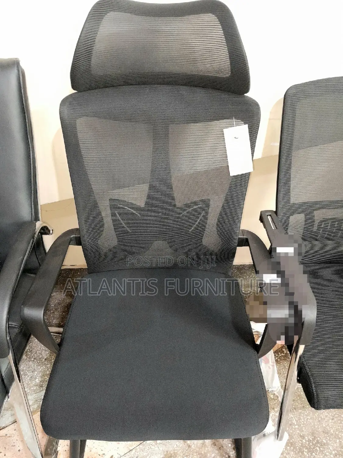 Netted Executive Chair With Headrest