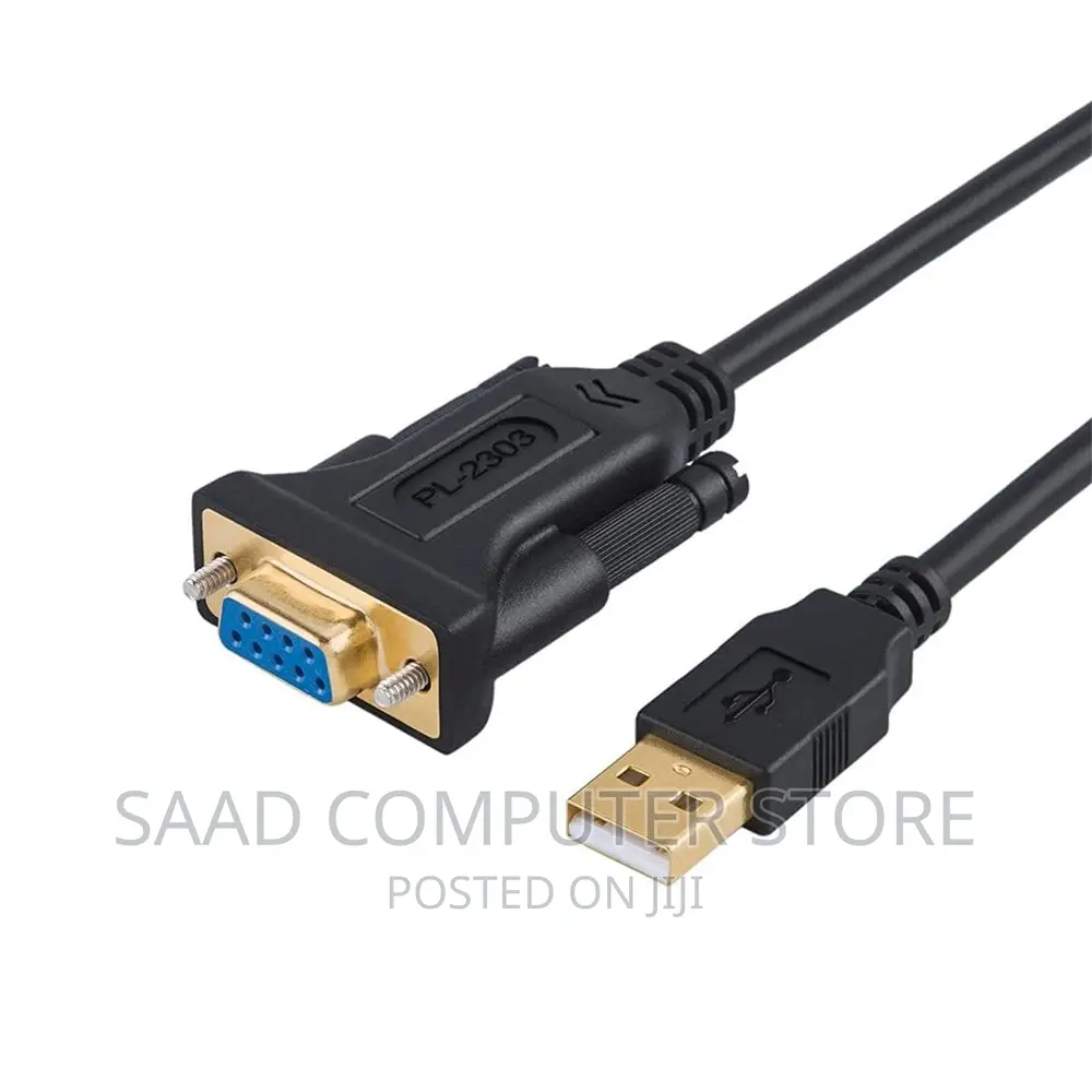 USB 2.0 Male to RS232 Female DB9 Serial Converter Cable