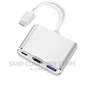 Usb C to Hdmi Multiport Adapter, 3 in 1 Usb C Hub