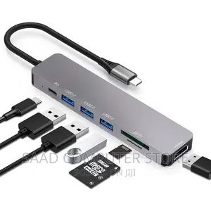 Usb C Hub Adapter Multiport 7 in 1