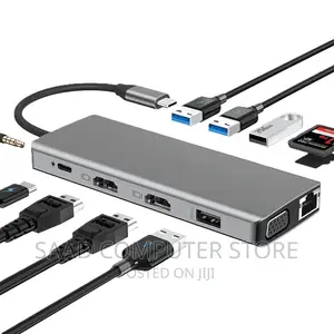 USB C Multifunction Dock Station 12 in 1