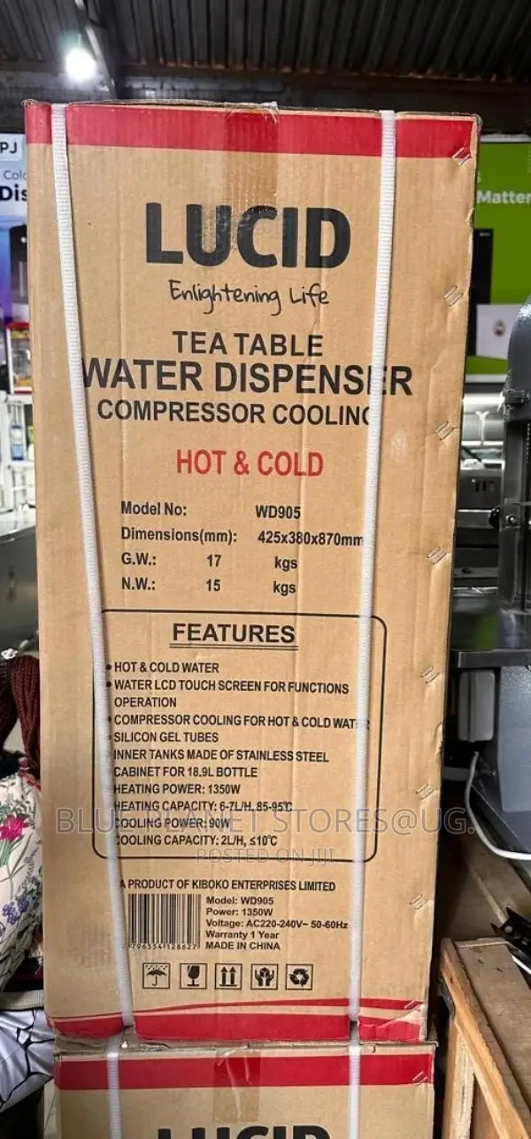 LUCID (Hot and Cold) Tea Machine/Water Dispensers \\ WD905