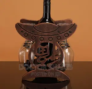 Decorative Wooden Wine Glass Rack