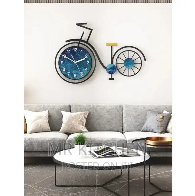 Decorative Bicycle Wheels Wall Clock