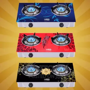 2 Burner Tempered Glass Gas Stove