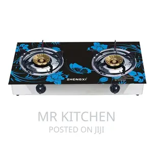 2 Burner Tempered Glass Gas Stove