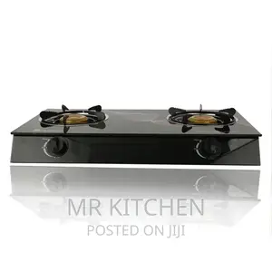 2 Burner Tempered Glass Gas Stove