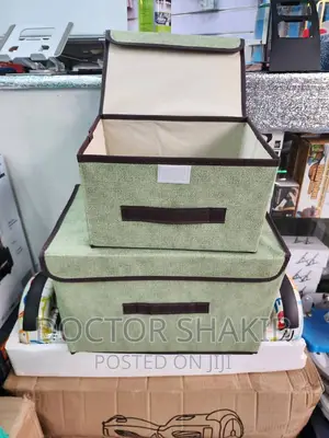 2 Size Non-Woven Fabric Foldable Storage Box