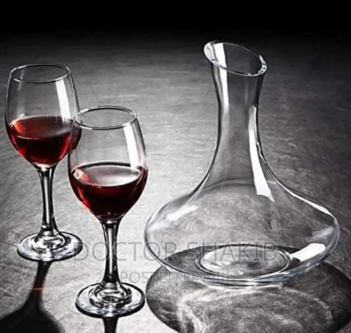 6pcs Wine Glass Decanter Set