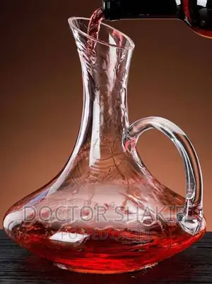Handheld Lead Free Crystal Glass Decanter