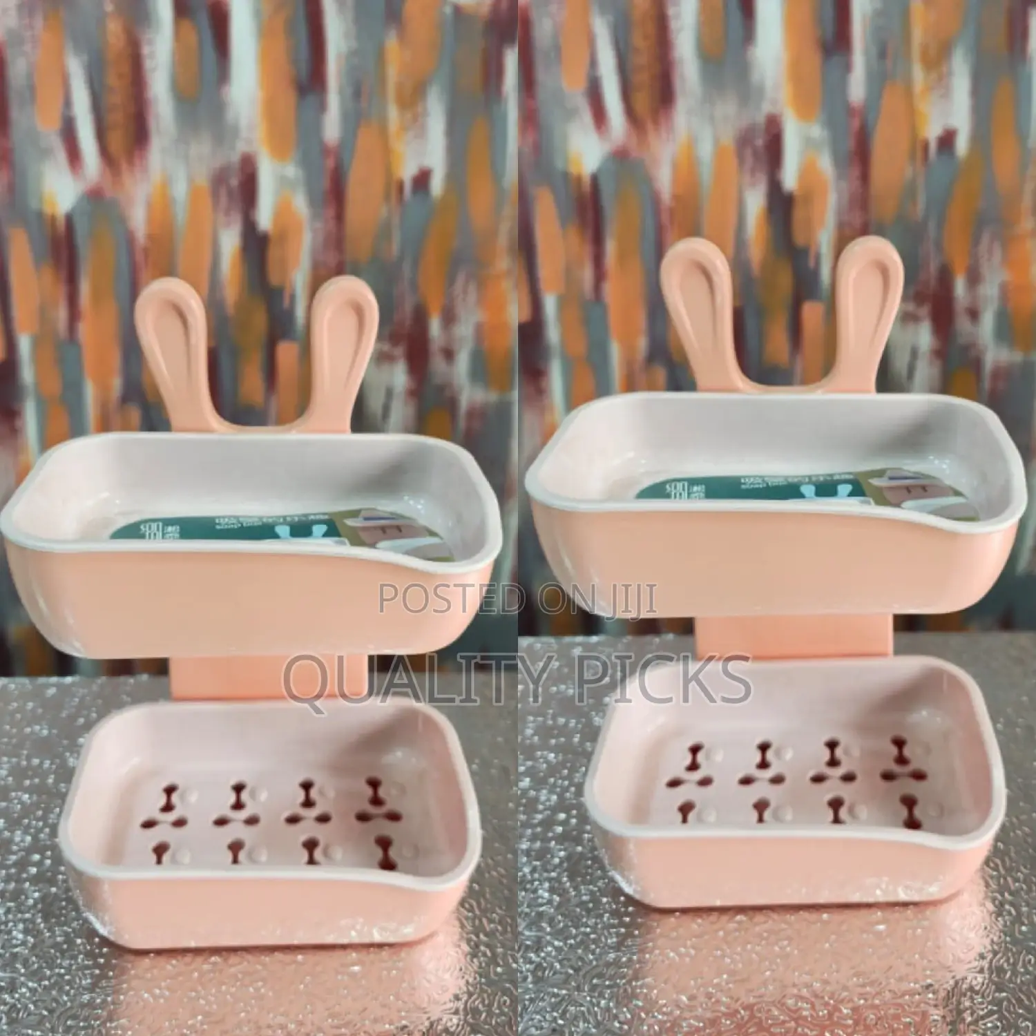 Double Plastic Soap Holder