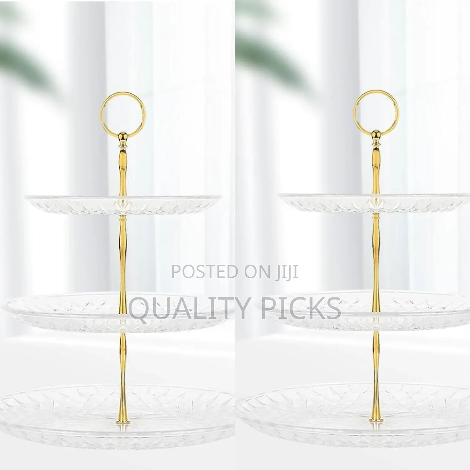 Glass Cupcake Stand