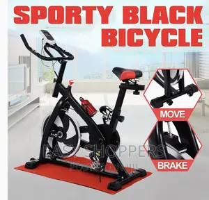 Spin Bike, Fitness Exercis Comfortable Seat Digital Display