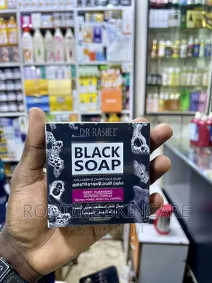 Dr Rashel Collagen Charcoal Black Whitening Soap