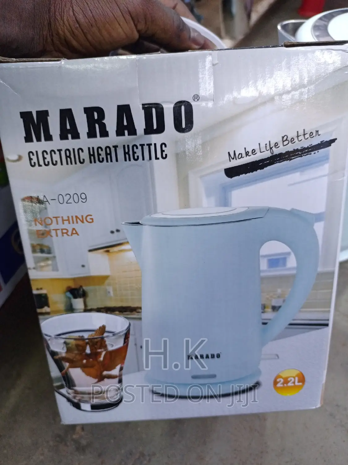 Milk Boiling Electric Kettle 2.2L( Marado)