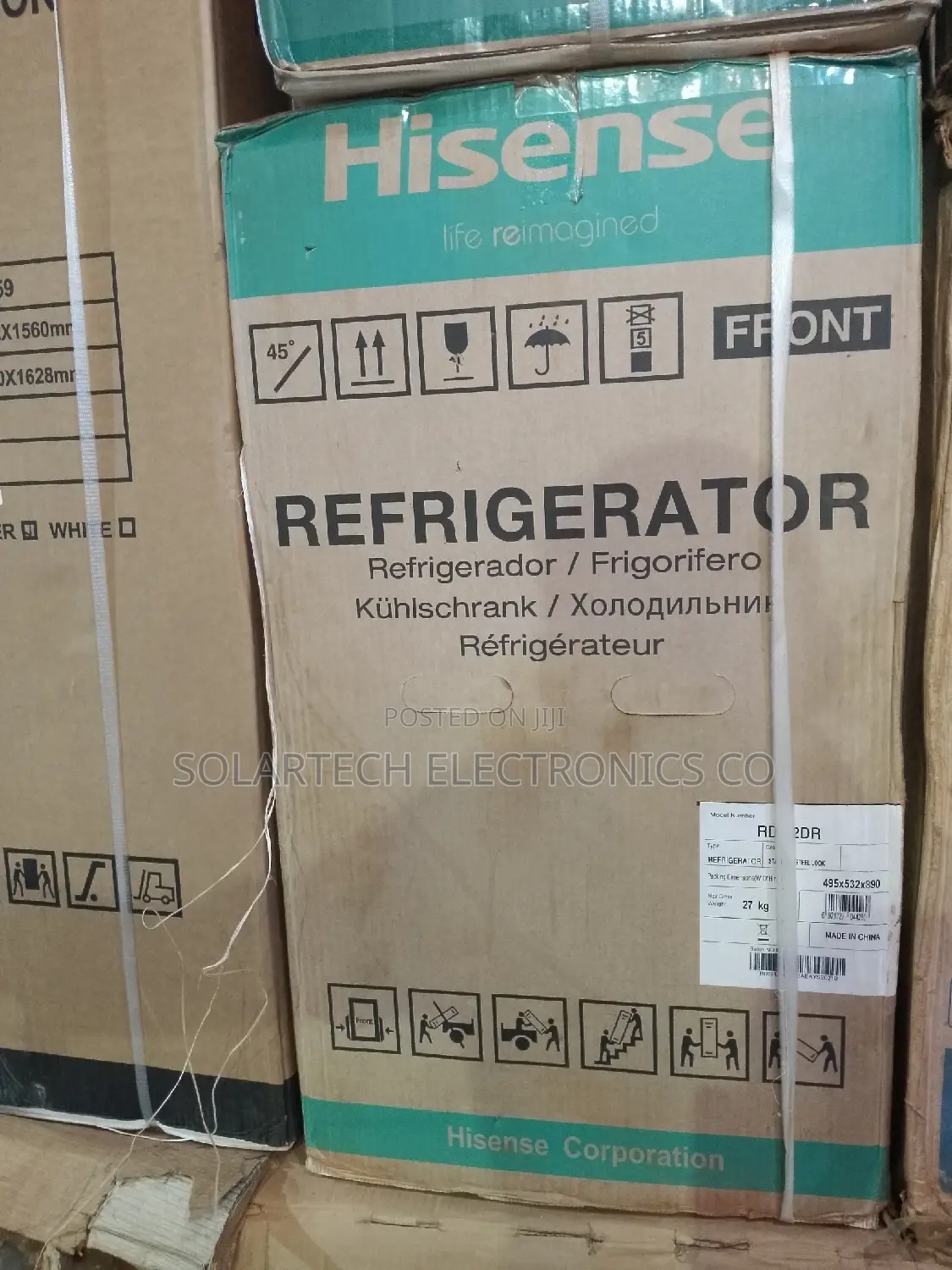 Hisense Two Door Refrigerator