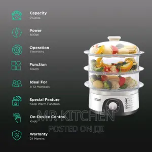 Black Decker 3 Tier Food Steamer