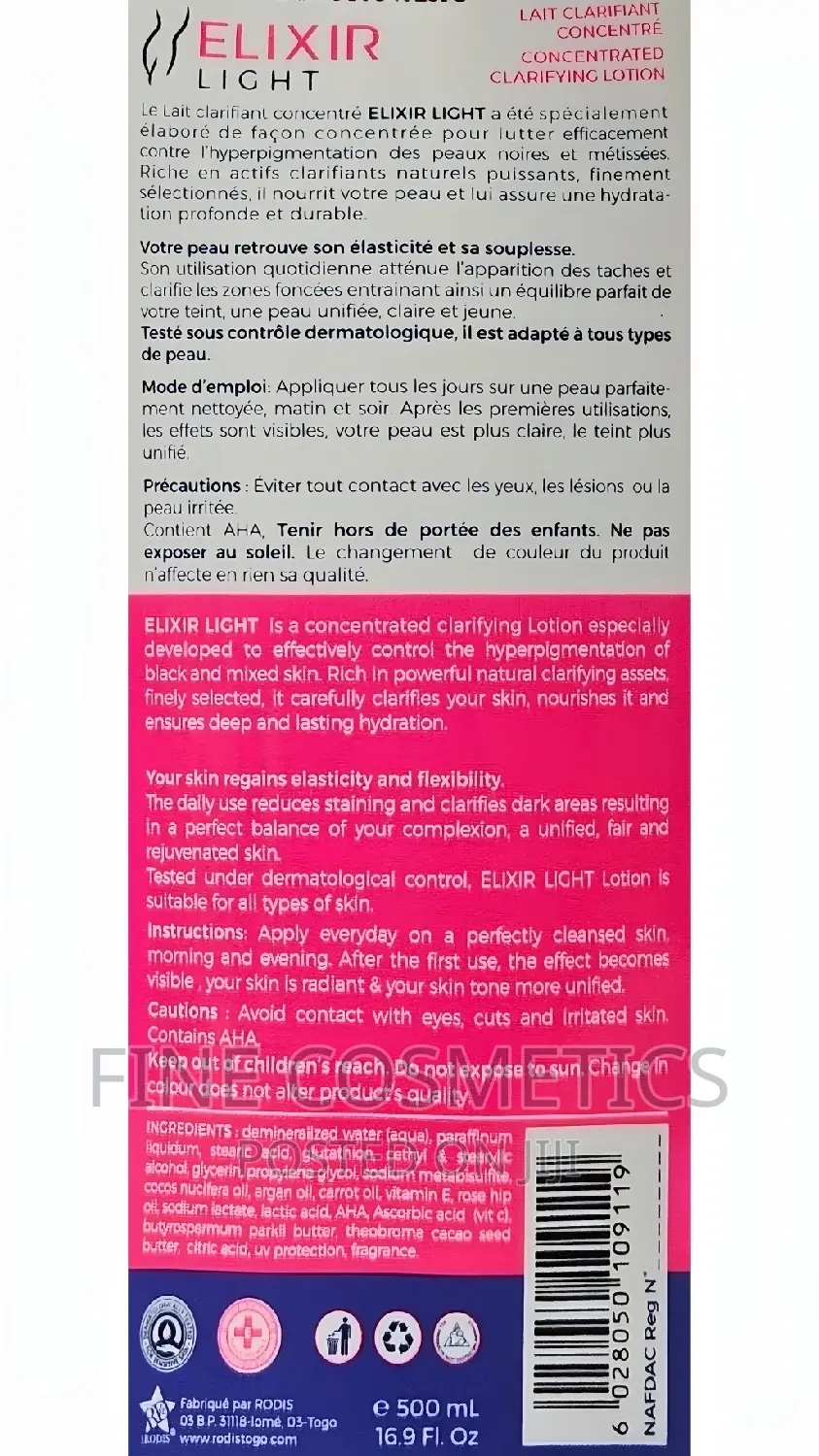 ELIXIR LIGHT |New Advanced GLUTATHIONE Skin Balancing Series