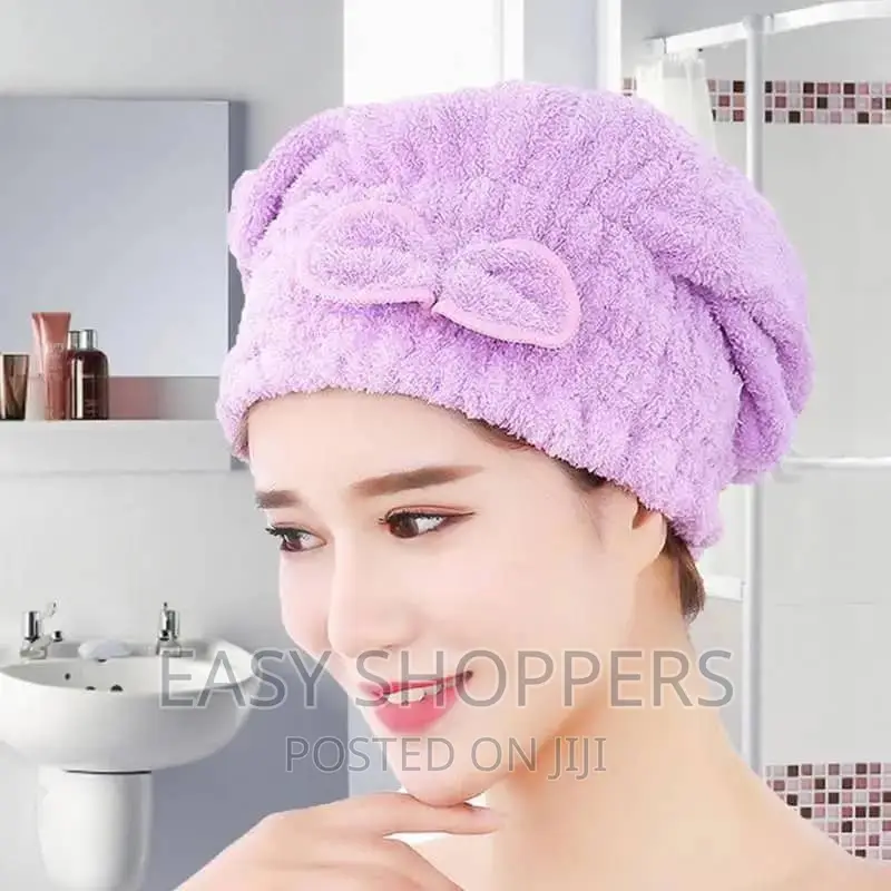 Women's Hair Drying Caps Shower Cap Quick Dry