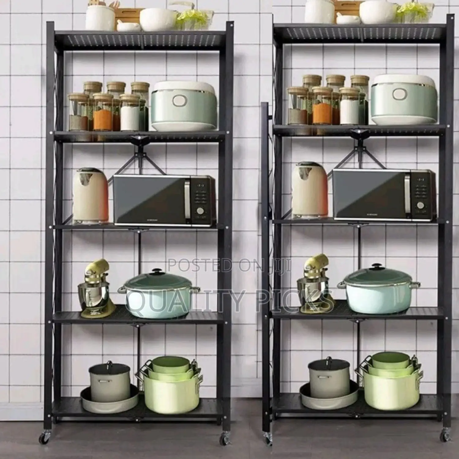 Movable Kitchen Storage Rack Organizer