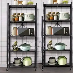 Movable Kitchen Storage Rack Organizer