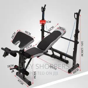 Sports Fitness Equipment Barbell Set Weight Lifting Bench