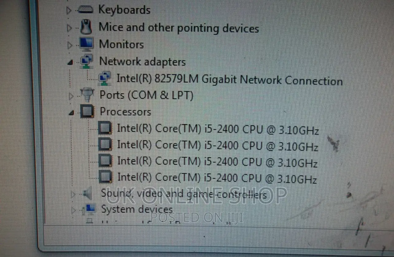 Desktop Computer Dell OptiPlex 790 4GB Intel Core I5 HDD 500GB