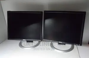 Lot-2 Dell 17" LCD Monitor VGA Dvi W/4-Port USB