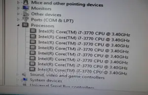 Desktop Computer Dell OptiPlex 790 4GB Intel Core I7 HDD 500GB