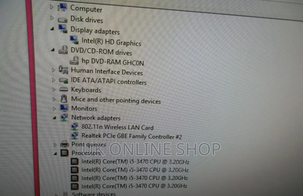 Desktop Computer HP 268 Pro G1 4GB Intel Core I5 HDD 500GB