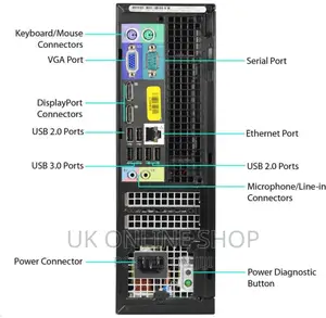 Desktop Computer Dell OptiPlex 9020 4GB Intel Core I5 HDD 500GB