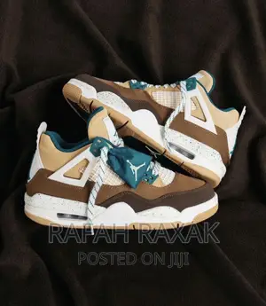 Original Colored Suede Air Jordan 4 Sneakers