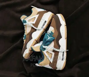 Original Colored Suede Air Jordan 4 Sneakers