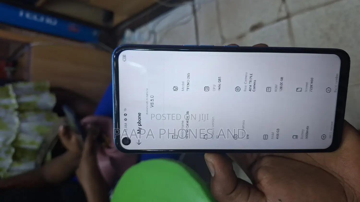 Tecno Camon 18i 128 GB Blue