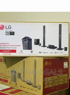 LG LHD647 1000W 5.1ch DVD Home Theatre System.
